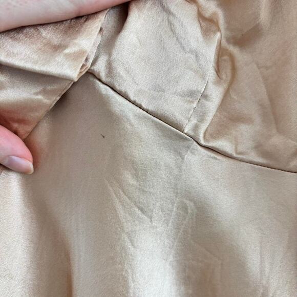 Vintage Tracy Reese 100% Silk Top Embellished Collar Women's Size 6 - Picture 5 of 8